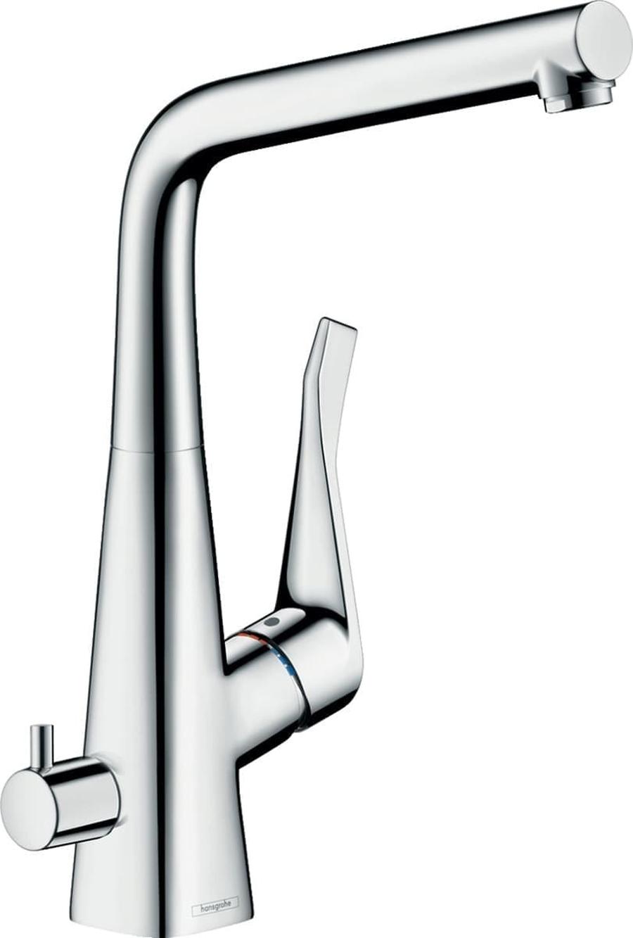 Dřezová baterie Hansgrohe Metris M71 s otočným raménkem chrom 14888000