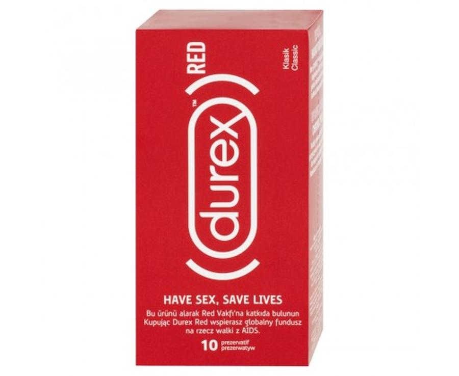 Durex Kondomy Red  10 ks