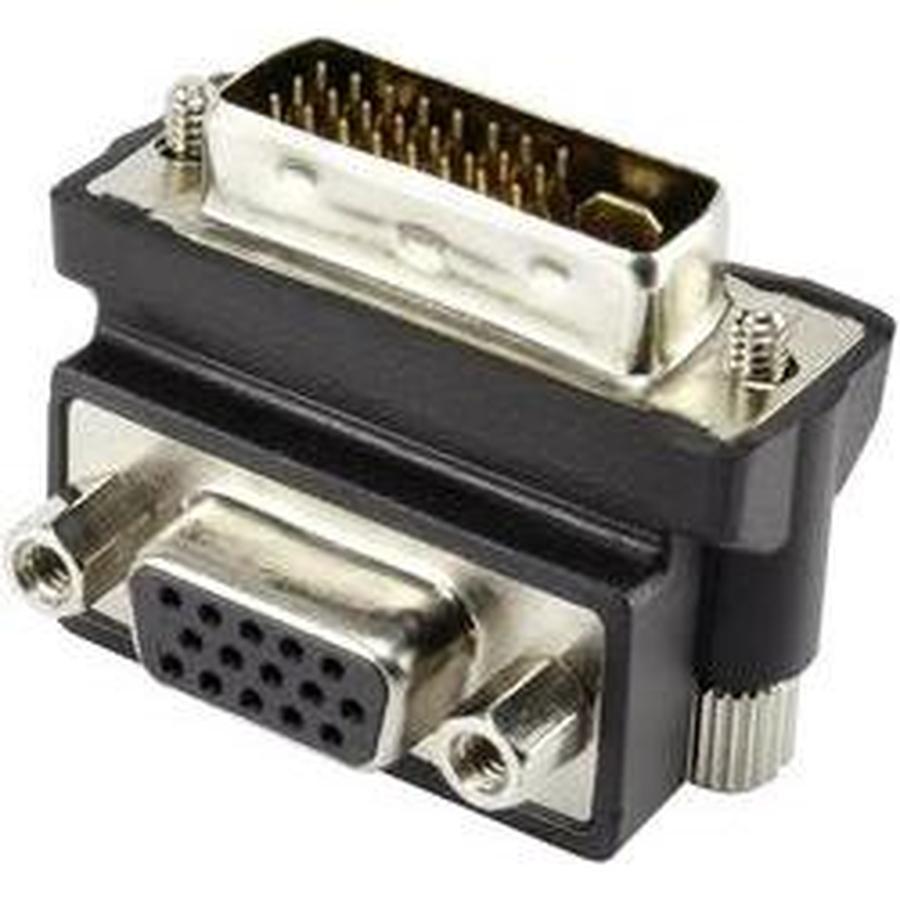 DVI / VGA adaptér [1x DVI zástrčka 24+5pólová - 1x VGA zásuvka] černá Renkforce