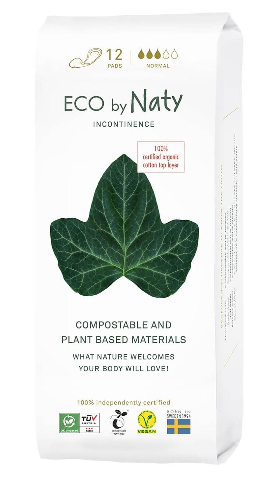 Eco by Naty Dámské ECO inkontinenční vložky Naty - normal