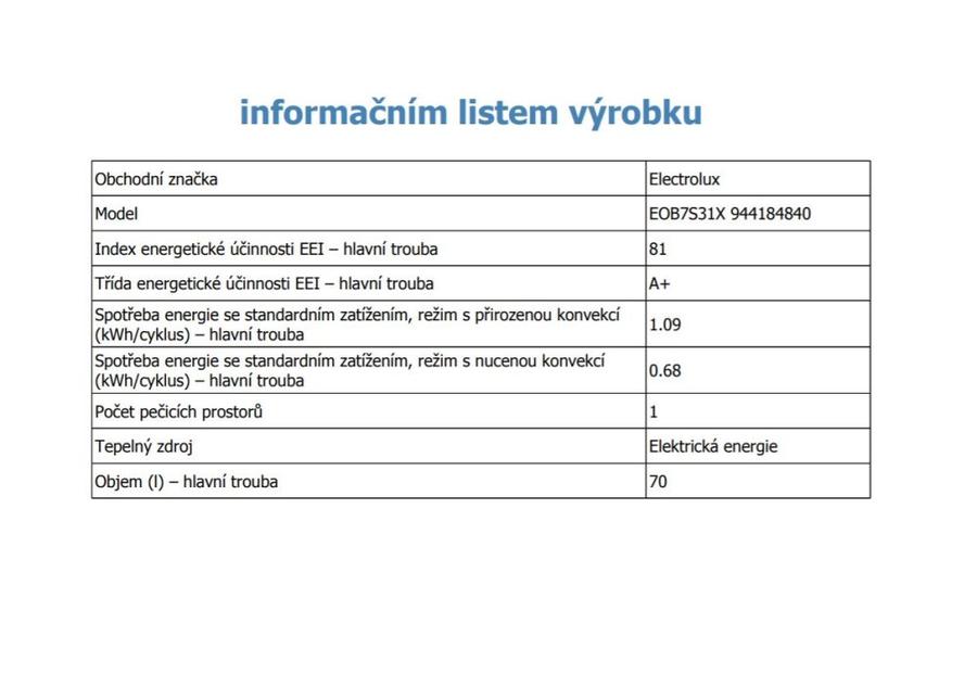 Electrolux vestavná trouba 800 PRO SteamBoost EOB7S31X