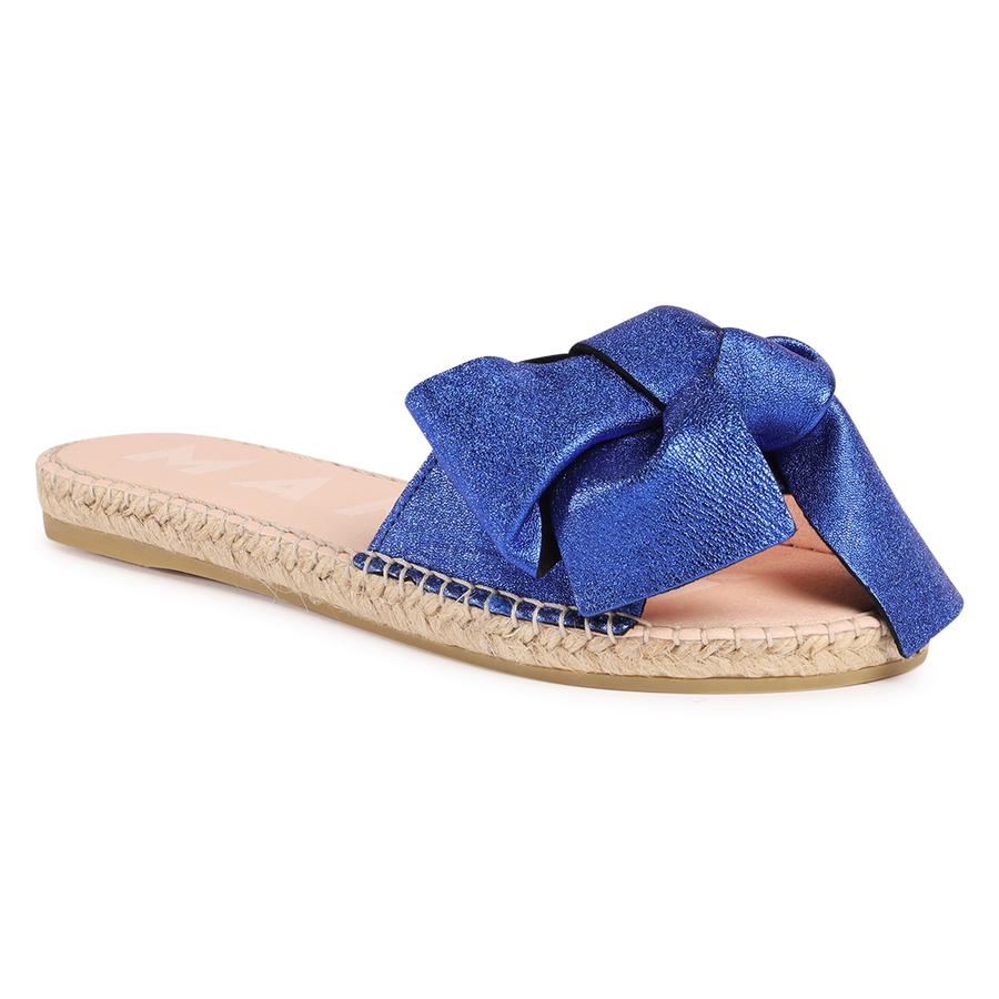 Espadrilky MANEBI - Sandals With Bow O 1.6 J0 Electric Blue