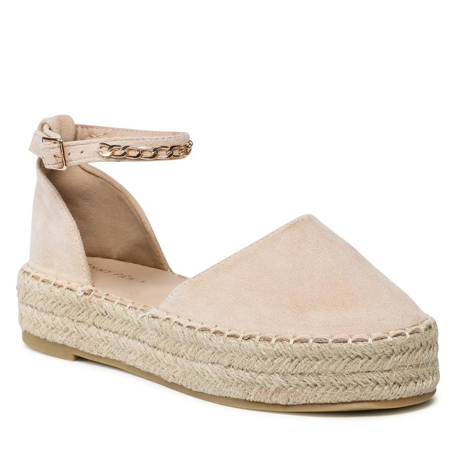 Espadryle JENNY FAIRY - WSS990-108 Beige 1