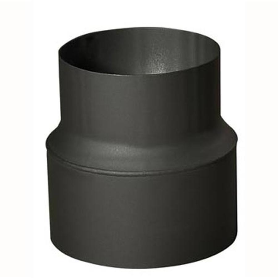 Eurometal Redukce trubková 200/180 mm , silnostěnná, černá