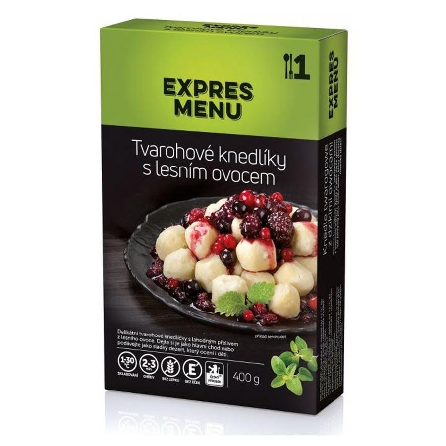 EXPRES MENU Tvarohové knedlíky s lesním ovocem 400 g