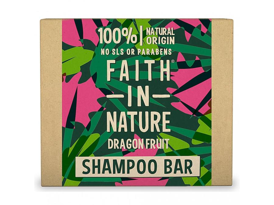 Faith in Nature Tuhý šampon pro slabé a poškozené vlasy Dračí ovoce  85 g