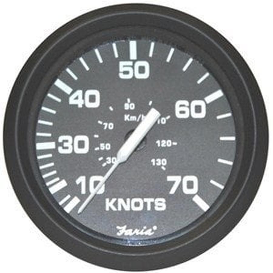 Faria Speedometer 30 MPH - Black