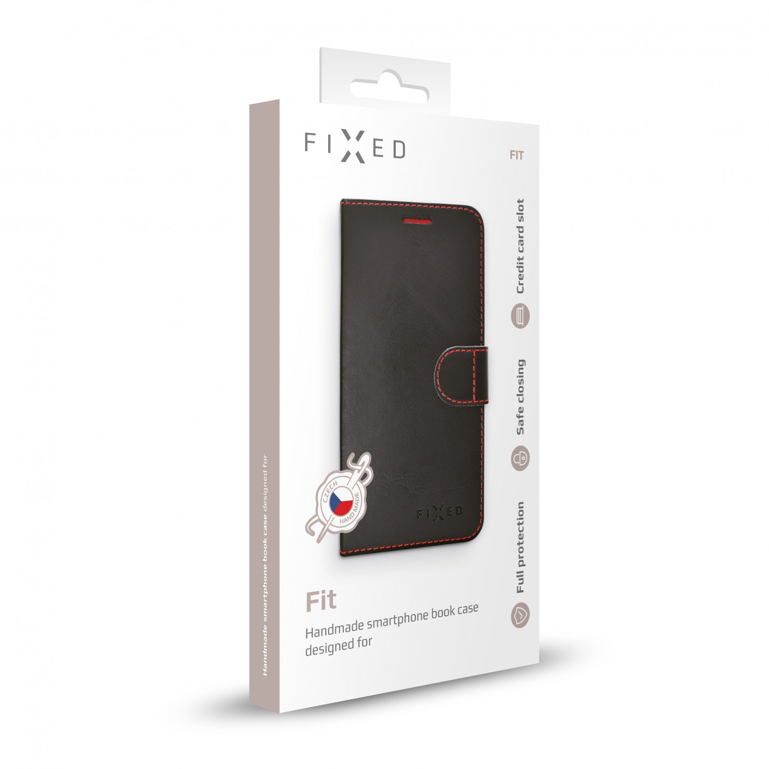 FIXED FIT flipové pouzdro pro Apple iPhone 11, černé