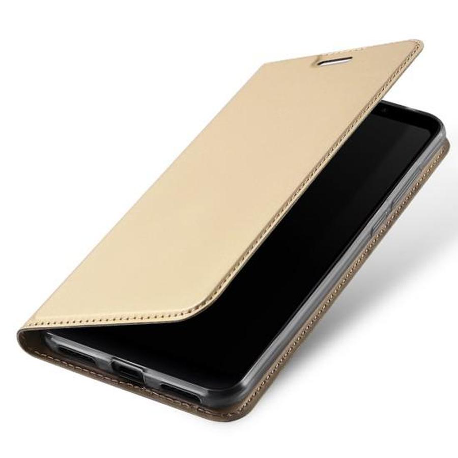 Flipové pouzdro Dux Ducis Skin pro Samsung Galaxy S20 Ultra, zlatá