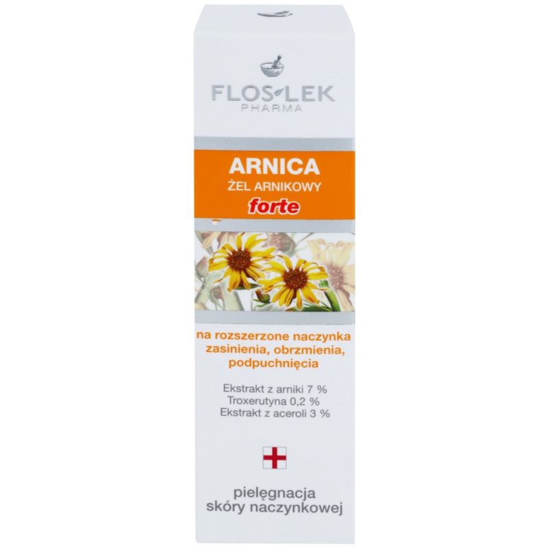 FlosLek Pharma Arnica Forte zklidňující gel na pleť se sklonem k začervenání 50 ml