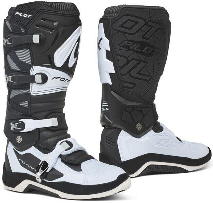 Forma Boots Pilot Černá-Bílá 48 Boty