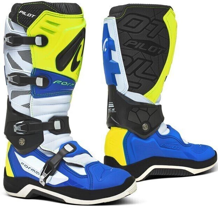 Forma Boots Pilot Yellow Fluo-Bílá-Modrá 41 Boty