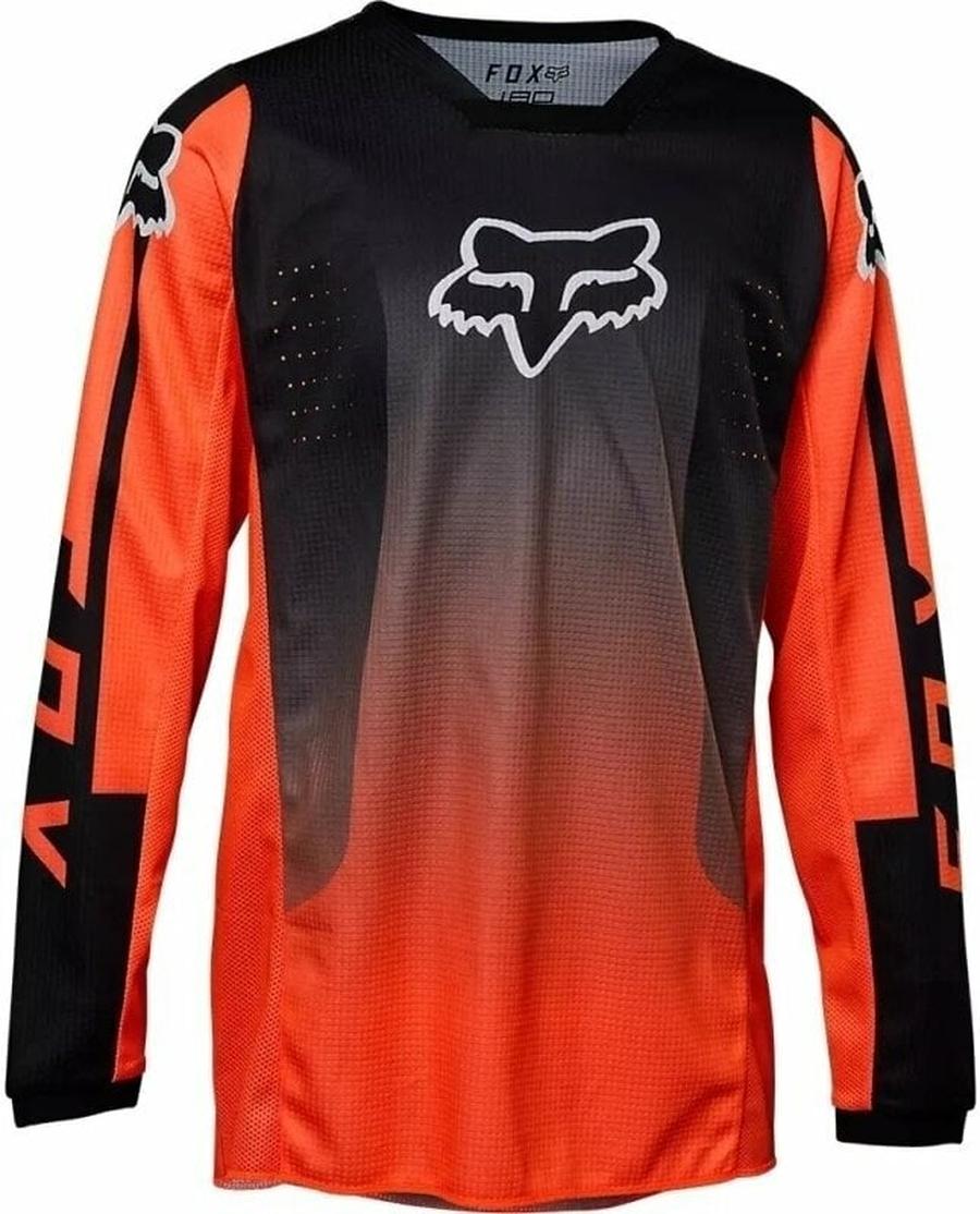 FOX Youth 180 Leed Jersey Fluorescent Orange L Motokrosový dres