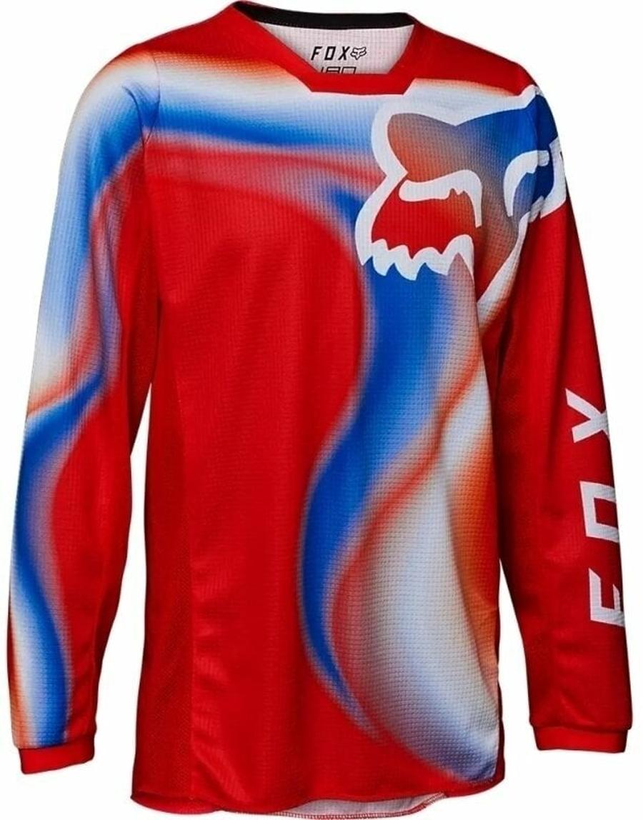 FOX Youth 180 Toxsyk Jersey Fluo Red XL Motokrosový dres