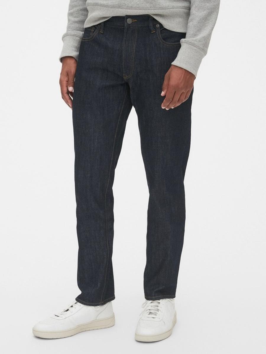 GAP Straight Jeans Modrá