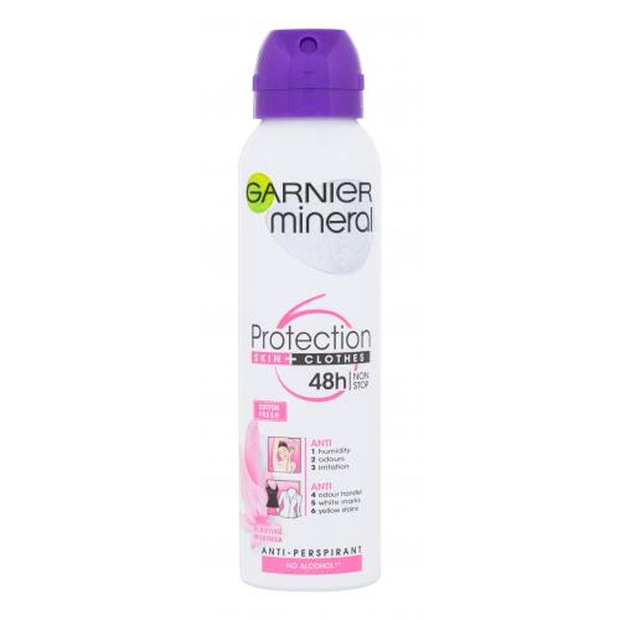 Garnier Mineral Protection 6 Cotton Fresh 48h 150 ml antiperspirant pro ženy deospray