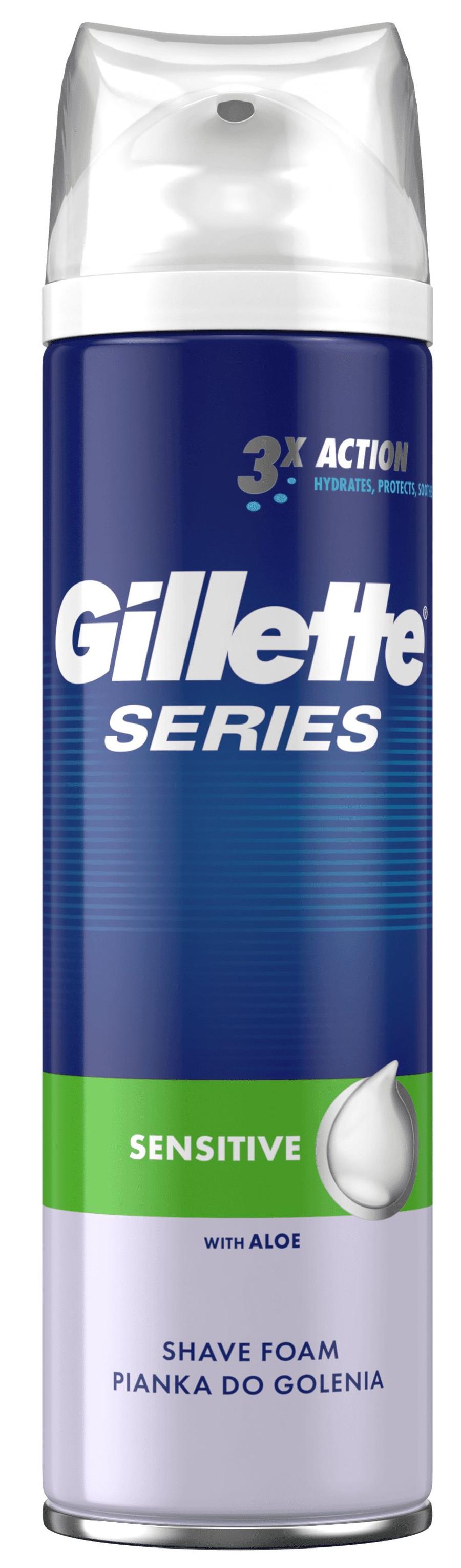 Gillette Series Sensitive pěna na holení 250 ml