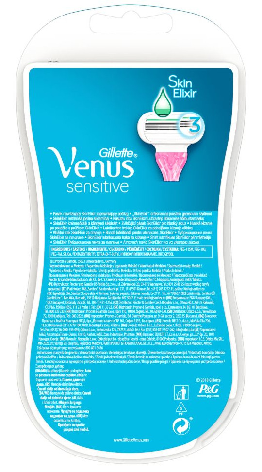 Gillette Venus Sensitive jednorázová holítka 3 ks
