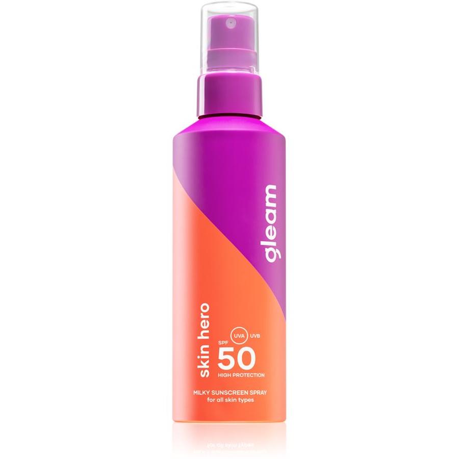 GLEAM Skin hero lehký sprej na opalování SPF 50 200 ml