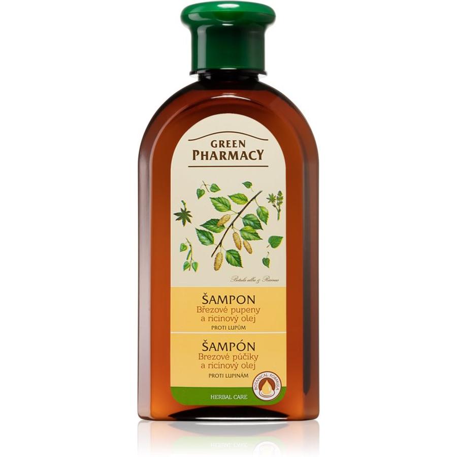 Green Pharmacy Hair Care Birch Buds & Castor Oil šampon proti lupům 350 ml