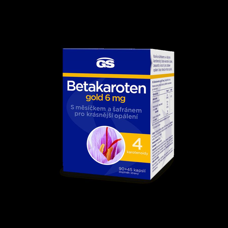 GS Betakaroten gold 6 mg 90 + 45 kapslí