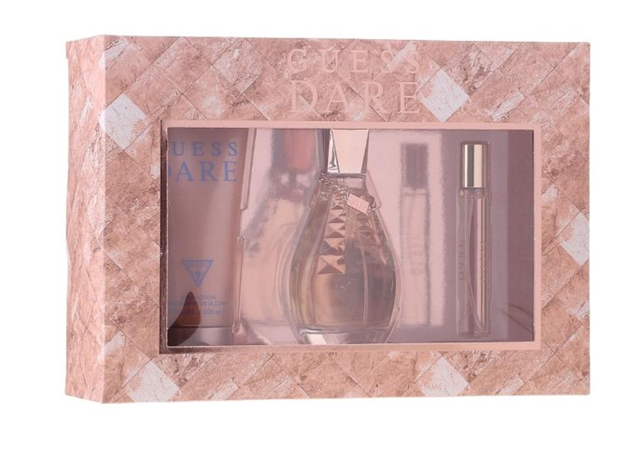 Guess Dare - EDT 100 ml + tělové mléko 200 ml + EDT 15 ml