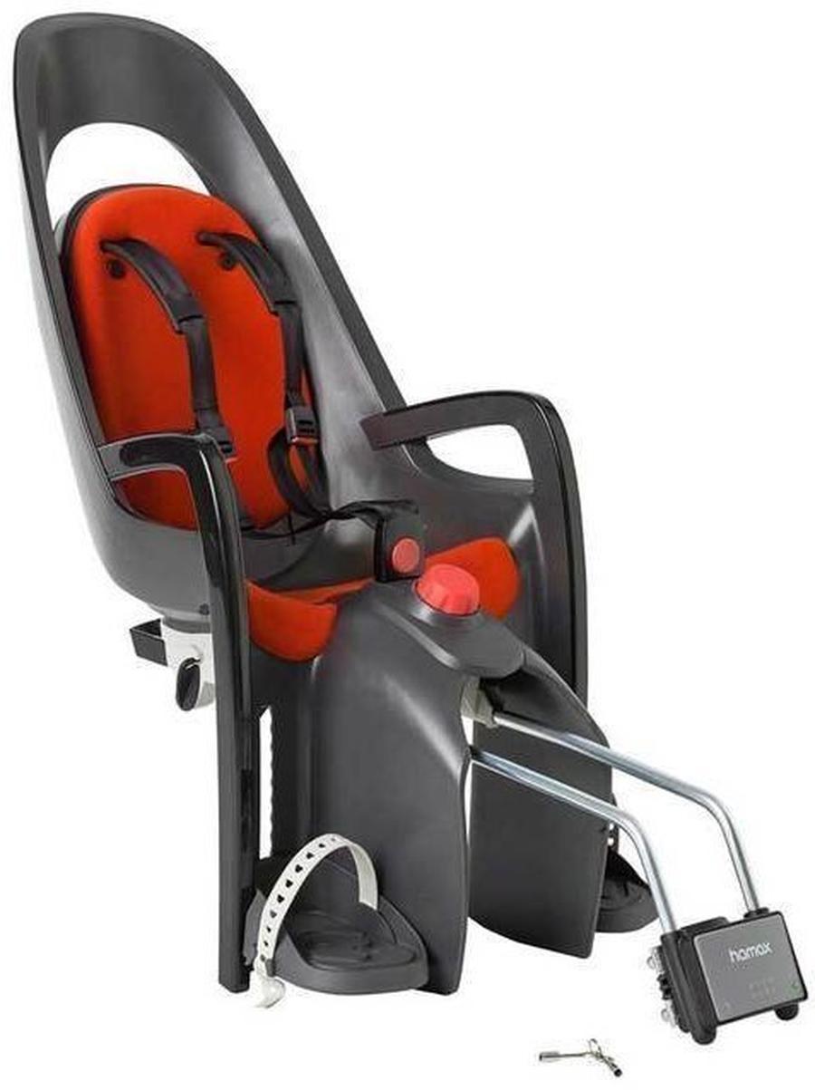 Hamax Zenith Relax Grey Red with Bow and Bracket