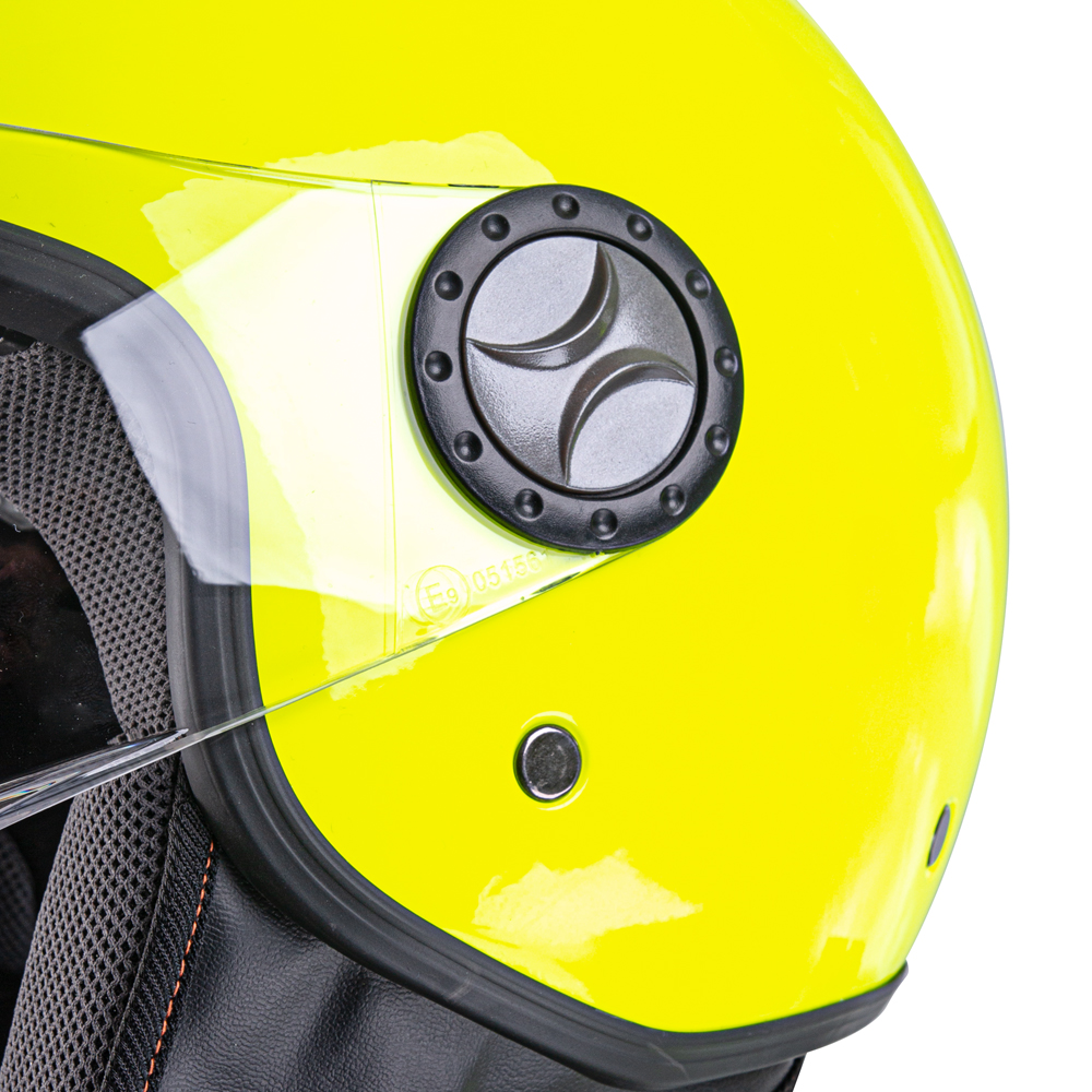 Helma na skútr W-TEC FS-701FY Fluo Yellow  fluo zelená  XS