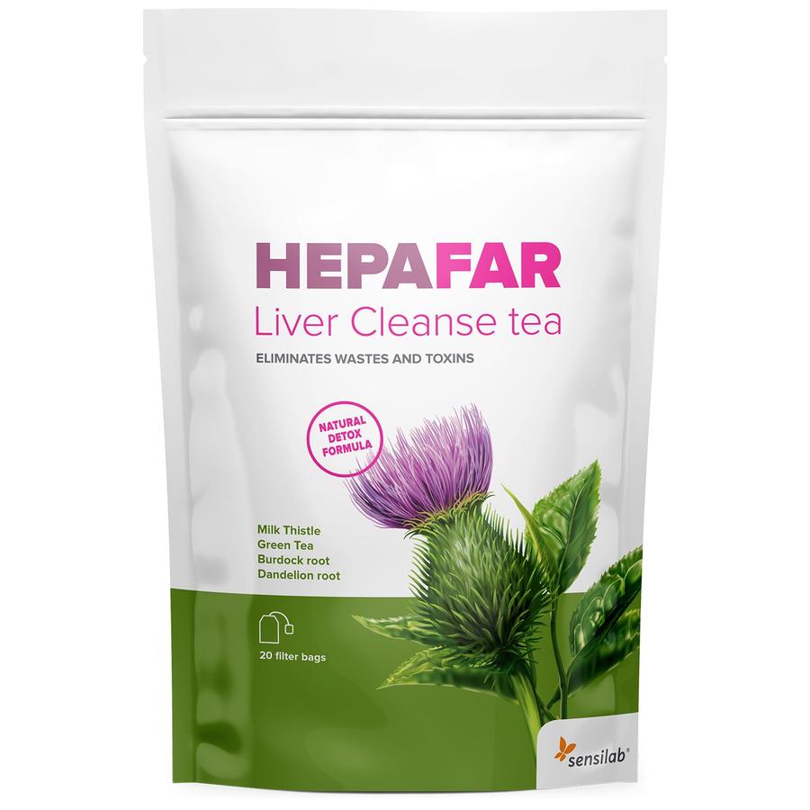 Hepafar Liver Cleanse tea – čaj na čištění jater pro účinou detoxikaci