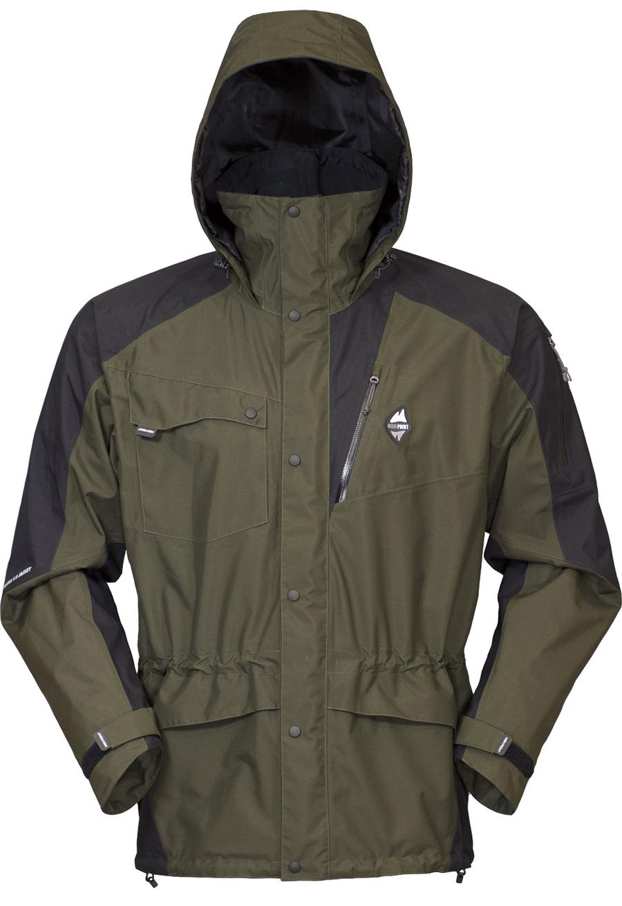 High point Mania 6.0 XL, dark khaki/black Pánská outdoor bunda