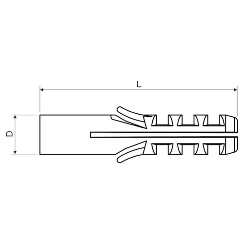 Hmoždinka KOPOS HM 10 XX 10x50mm