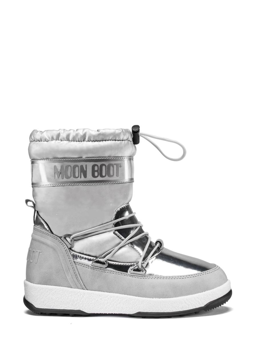 Holčičí sněhule ve stříbrné barvě Moon Boot