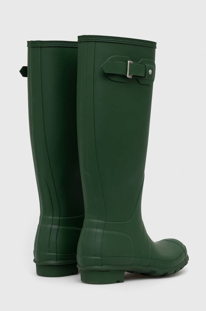 Holínky Hunter Womens Original Tall Boot dámské, zelená barva, WFT1000RMA