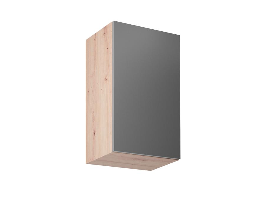 Horní skříňka Langen G45  Možnosti: Pravá varianta, Barva dveří: Tmavě šedá