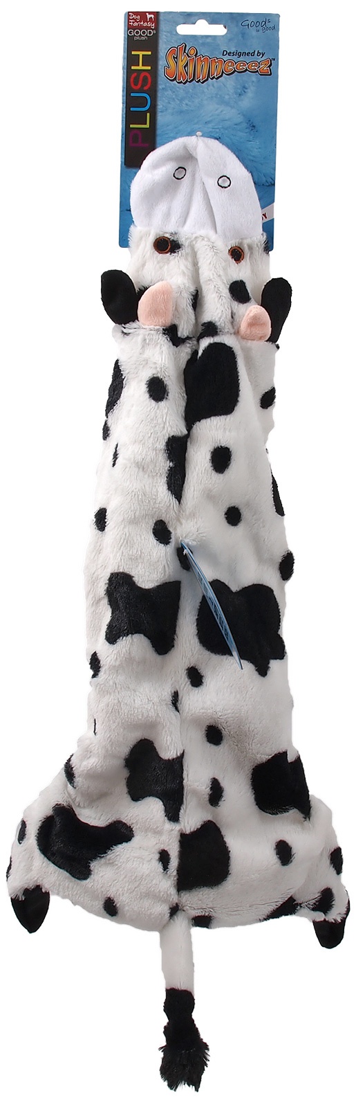 Hračka Dog Fantasy Skinneeez návlek na láhev kráva 60cm