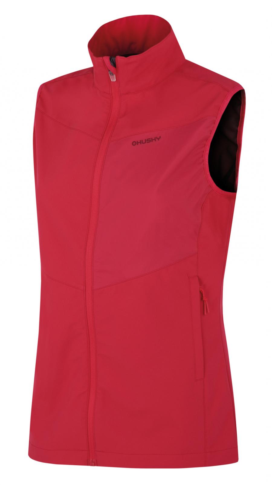 Husky Salien L XS, pink Dámská softshell vesta