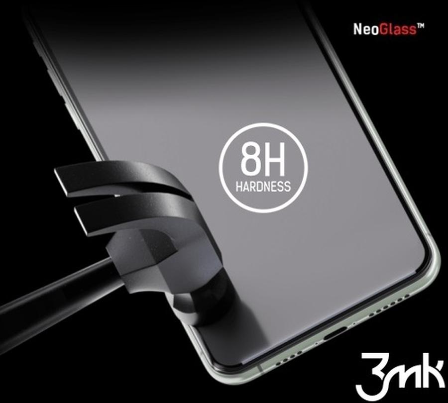 Hybridní sklo 3mk NeoGlass pro Xiaomi Redmi Note 9 Pro, černá