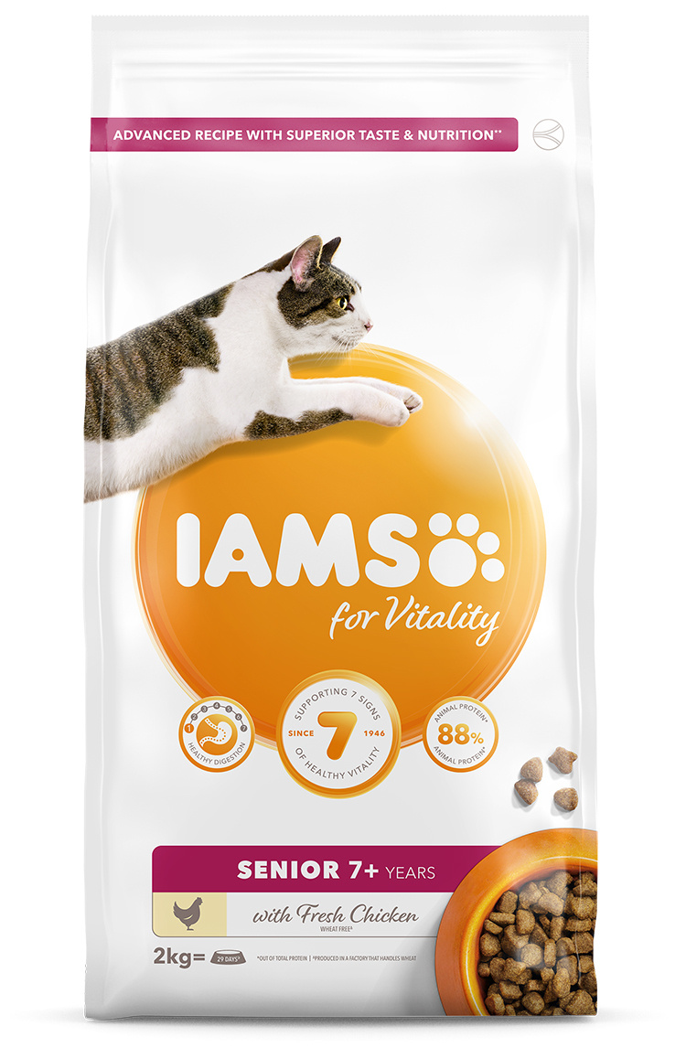 IAMS Cat Senior Chicken 2kg