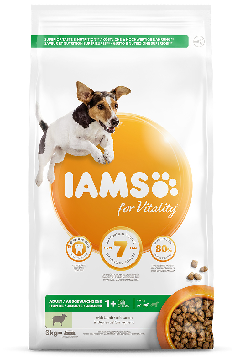 IAMS Dog Adult Small & Medium Lamb 3kg