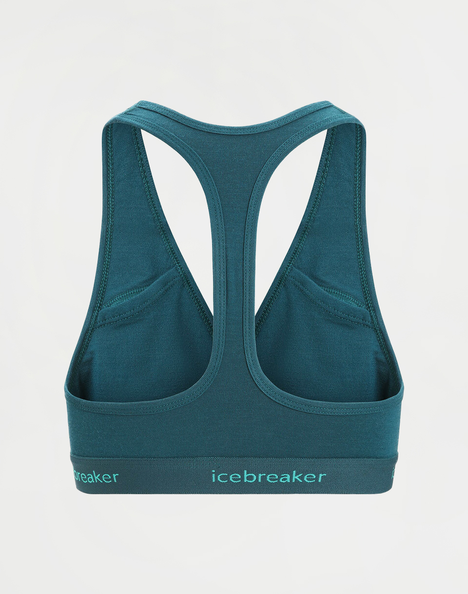 Icebreaker W Sprite Racerback Bra Green Glory L