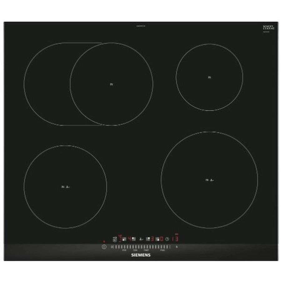 Indukční varná deska Siemens,60cm,4zóny,7,4 kW,fazetový design