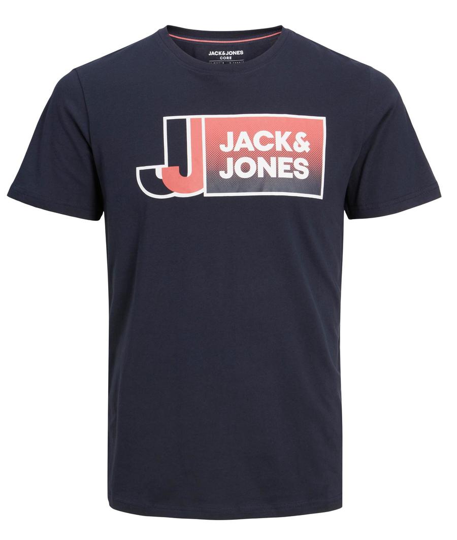Jack&Jones Pánské triko JCOLOGAN Standard Fit 12228078 Navy Blazer S