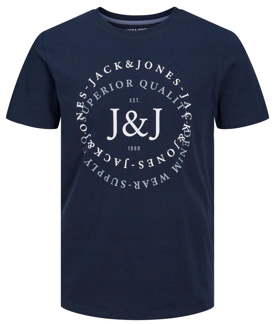 Jack&Jones Pánské triko JJSUPPLY Regular Fit 12221925 Navy Blazer L
