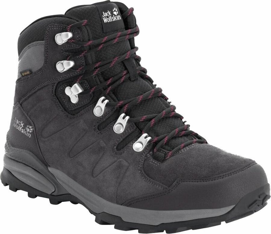 Jack Wolfskin Dámské outdoorové boty Refugio Texapore Mid W Dark Steel/Purple 39