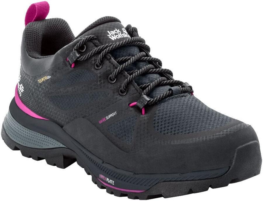 Jack Wolfskin Force Striker Texapore Low W Phantom/Pink 39 Dámské outdoorové boty