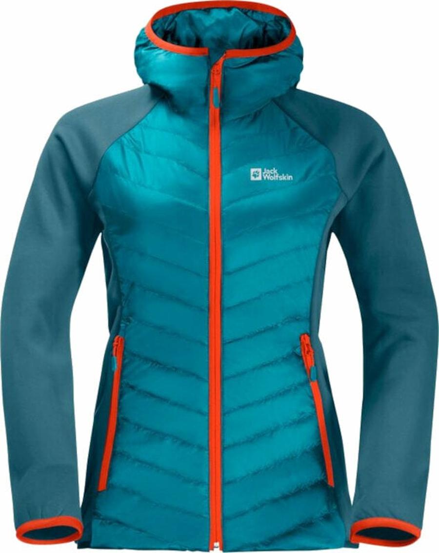 Jack Wolfskin Outdorová bunda Routeburn Pro Hybrid W Freshwater Blue L