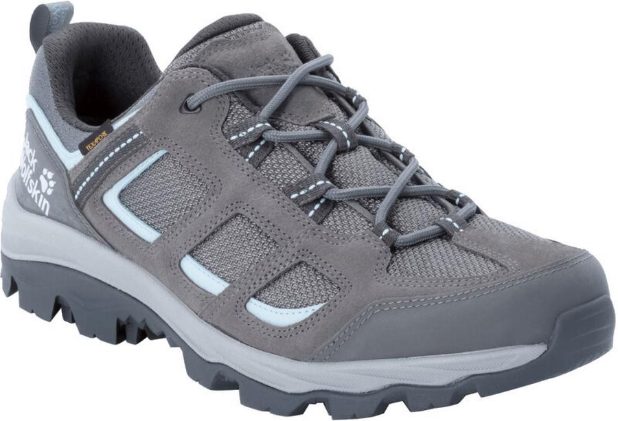 Jack Wolfskin Vojo 3 Texapore Low W Tarmac Grey/Light Blue 40 Dámské outdoorové boty