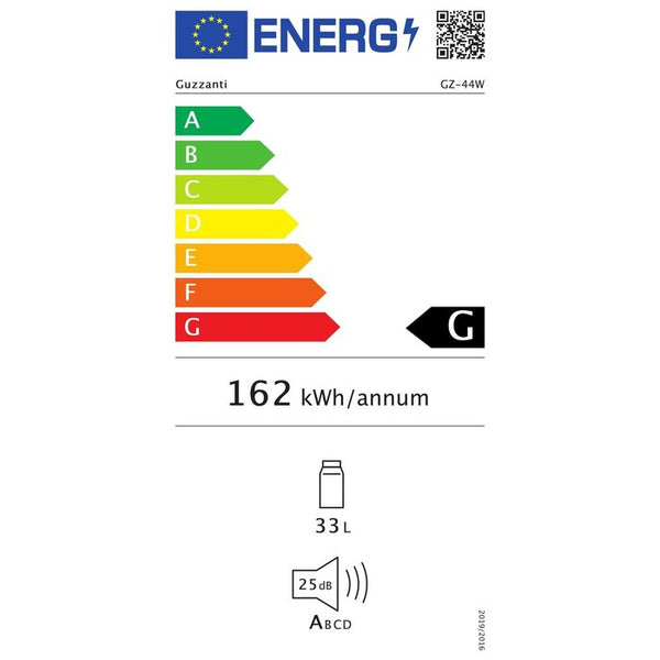 Jednodveřová lednice Guzzanti GZ 44W