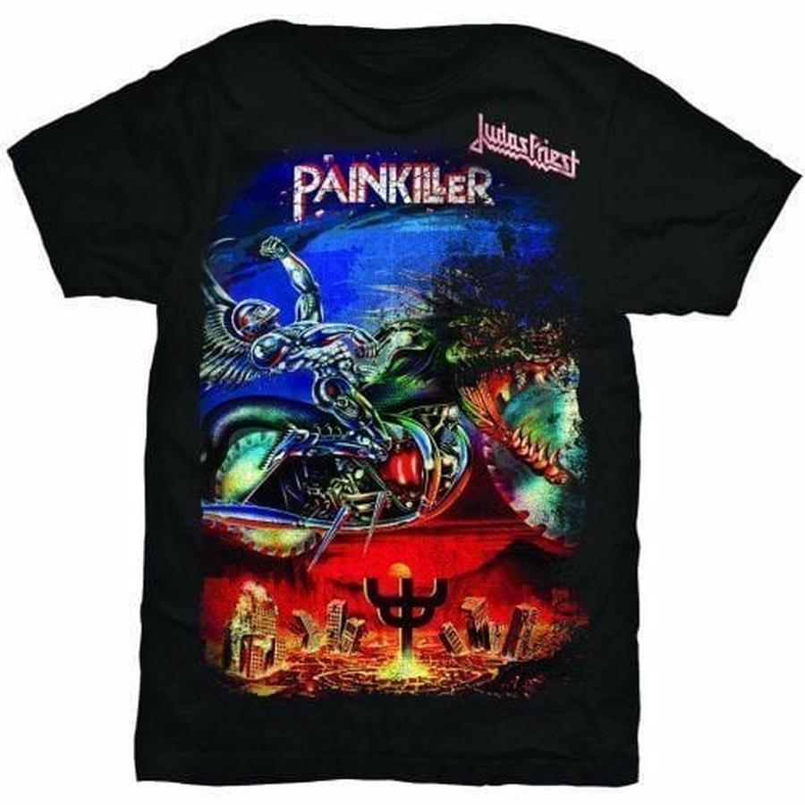Judas Priest Tričko Unisex Painkiller Black L