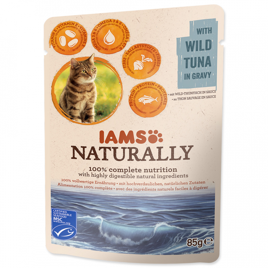 Kapsička IAMS Naturally tuňák v omáčce 85g